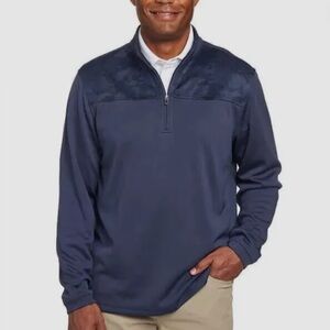 Pebble Beach Men’s Long Sleeve Dry Luxe 1/4 Zip Performance Sweatshirt Size LG